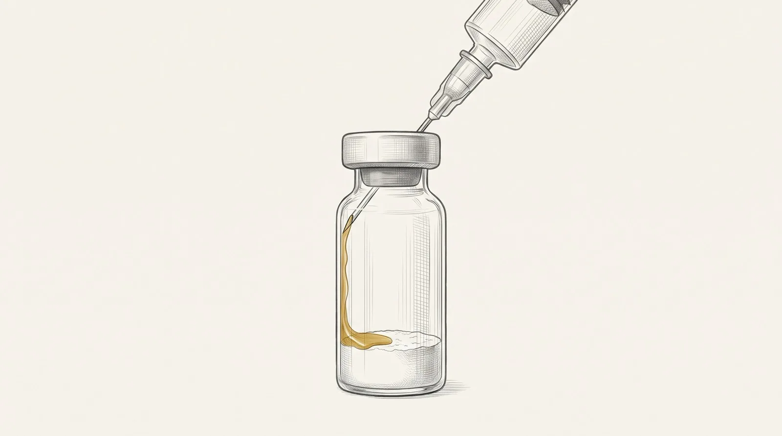 Reconstituição do frasco de toxina — diluente escorrendo pela parede do frasco — Dr. Thiago Perfeito