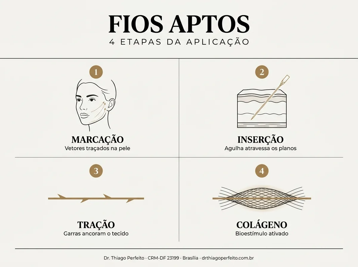 Etapas do protocolo — Fios Aptos
