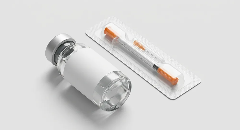 Frasco de toxina botulínica tipo A e seringa de aplicação — Dr. Thiago Perfeito, Brasília