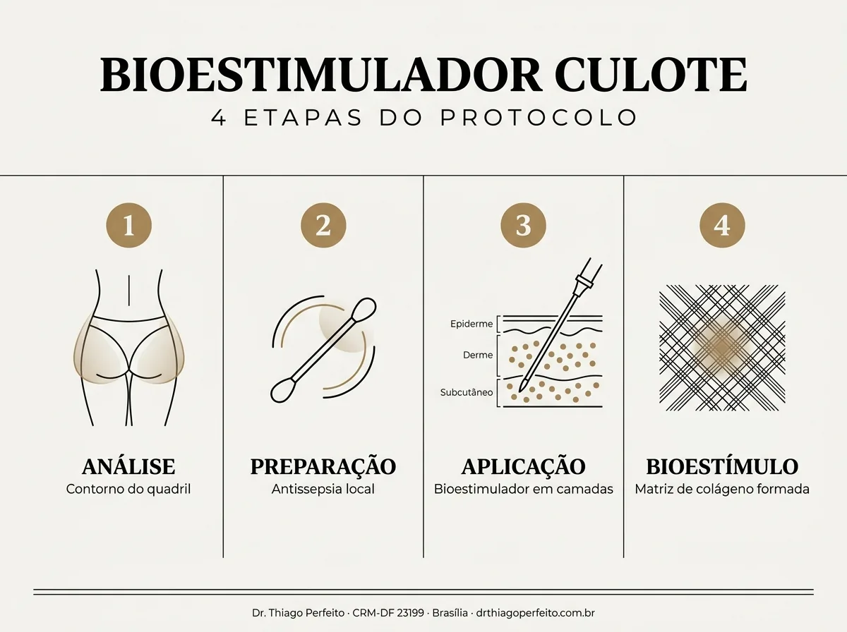Etapas do protocolo — Tratamento de Culote