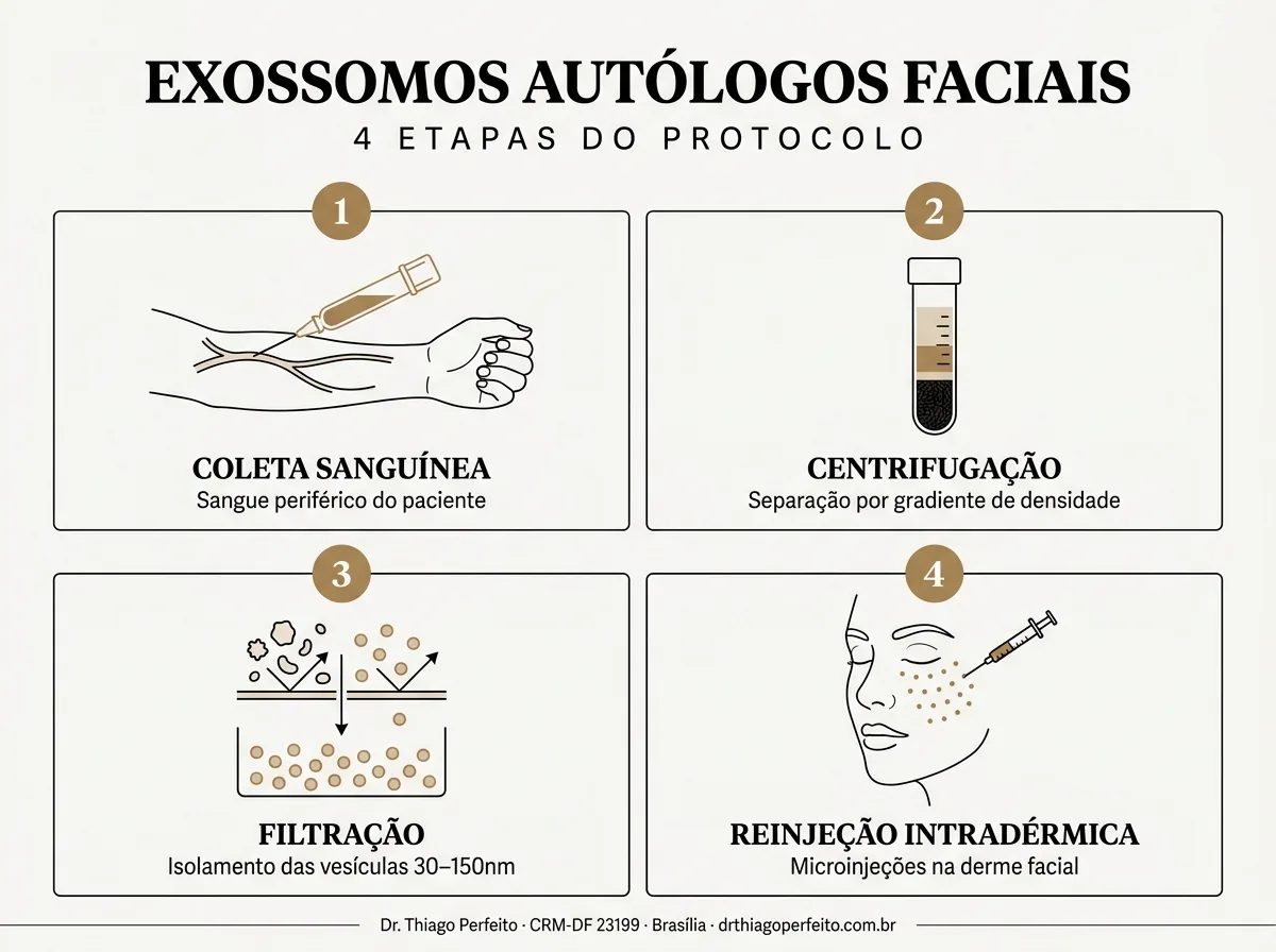 Etapas do protocolo — Exossomos (Exocube)
