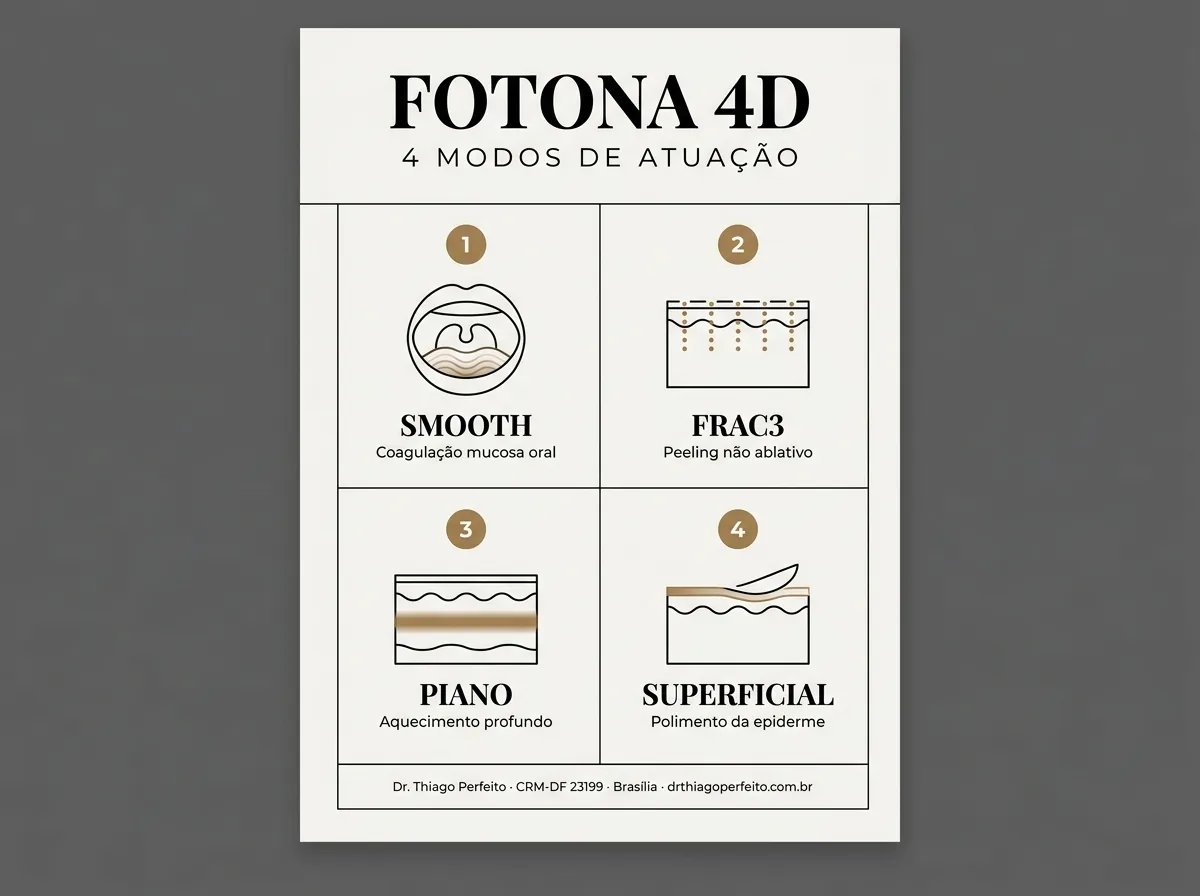 Etapas do protocolo — Fotona 4D
